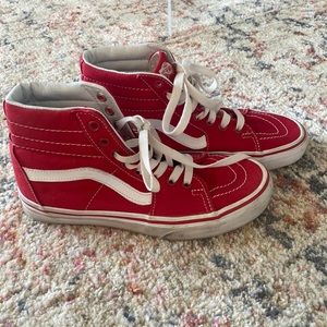 Red high top vans!!